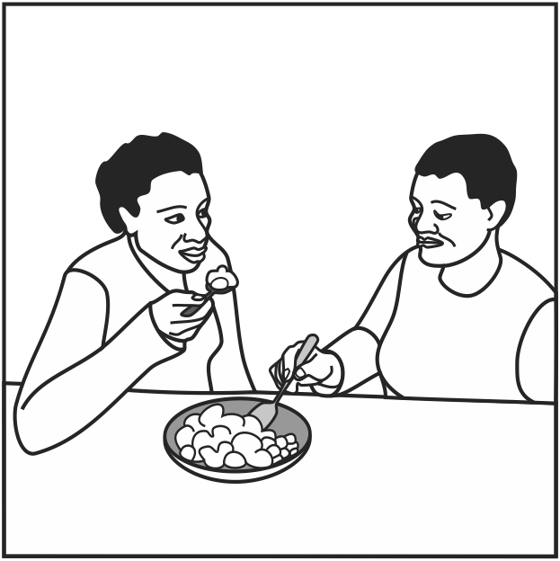 Sharing food