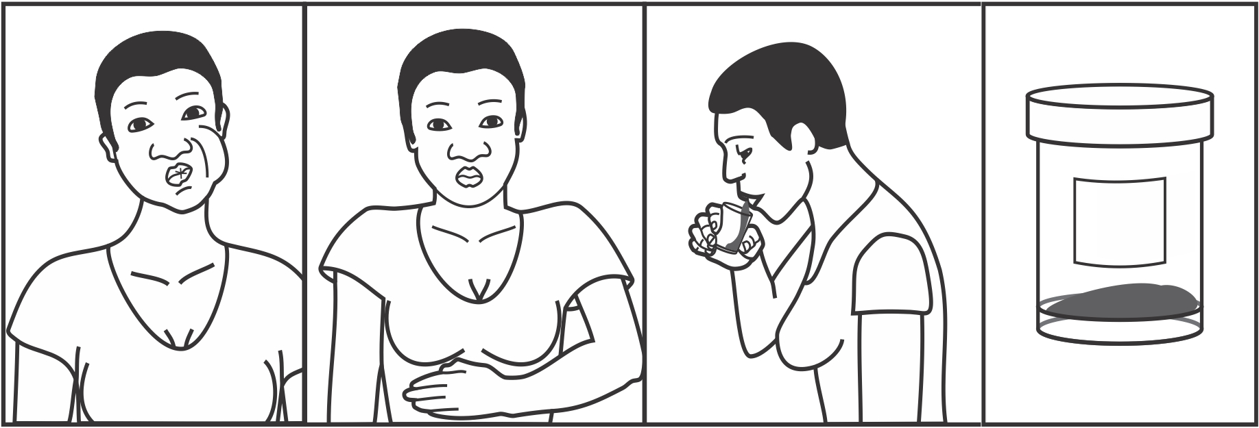 Sputum collection sequence